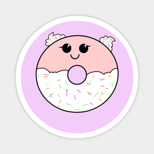 Kawaii Donut Sprinkle Pastel Magnet